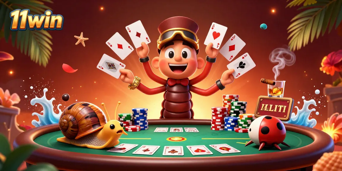 Experience thrilling gameplay at 11win with vibrant characters and dynamic casino elements.