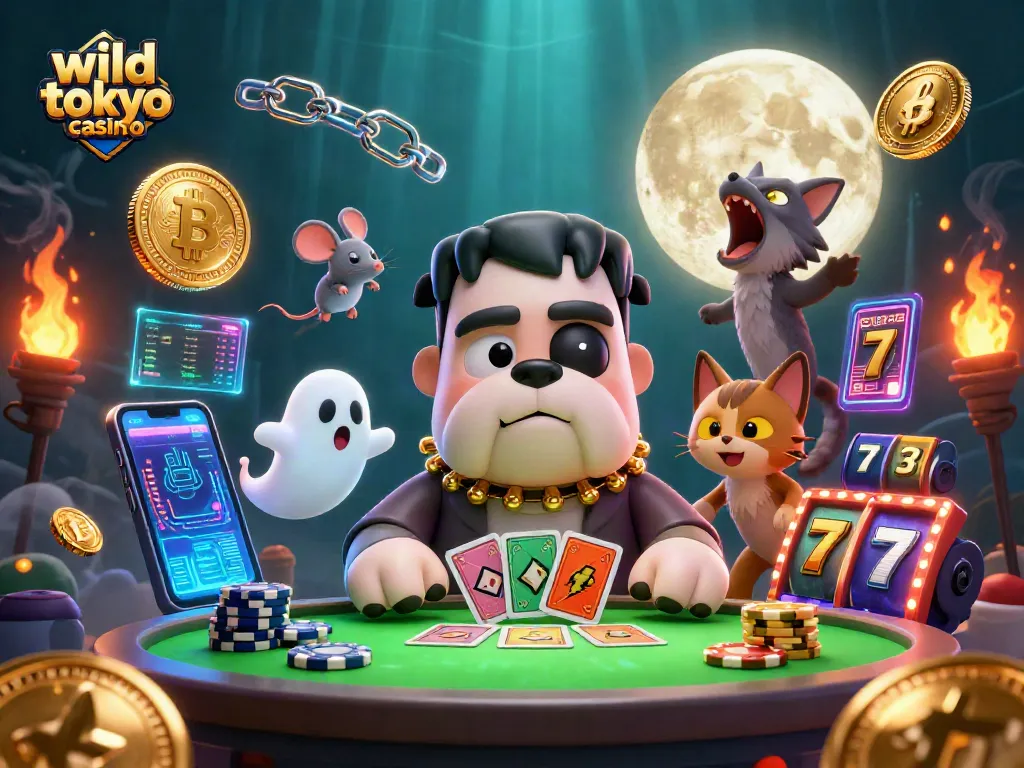 Engage in thrilling gameplay at wild tokyo casino with vibrant 3D illustrations featuring unique characters.