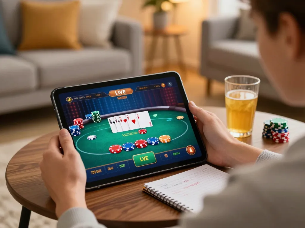 Engaging in online casino gameplay, liên hệ net88 for assistance during live poker session at home.