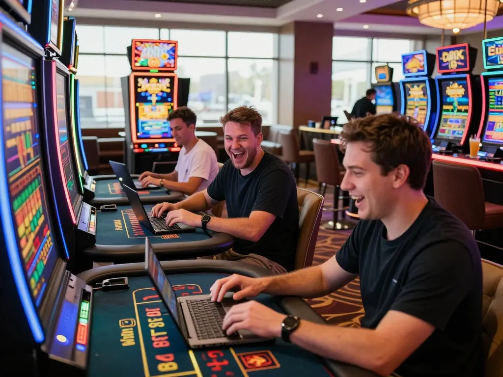 Exciting gaming experience at 789p online casino showcasing vibrant atmosphere and player engagement.