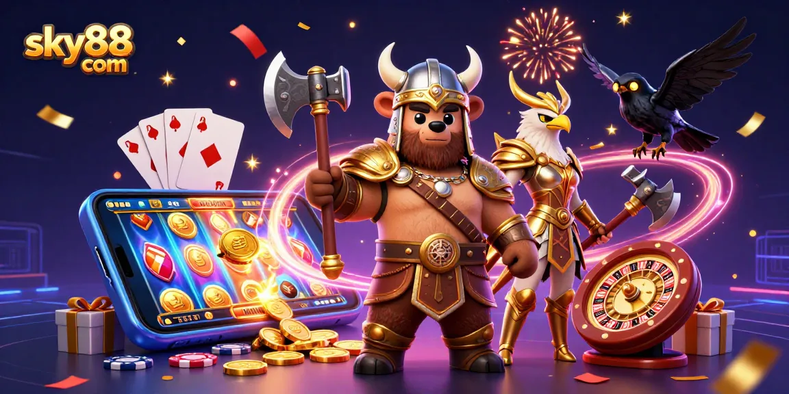 Engage with exciting games at sky88 com featuring vibrant slot actions and thrilling characters.