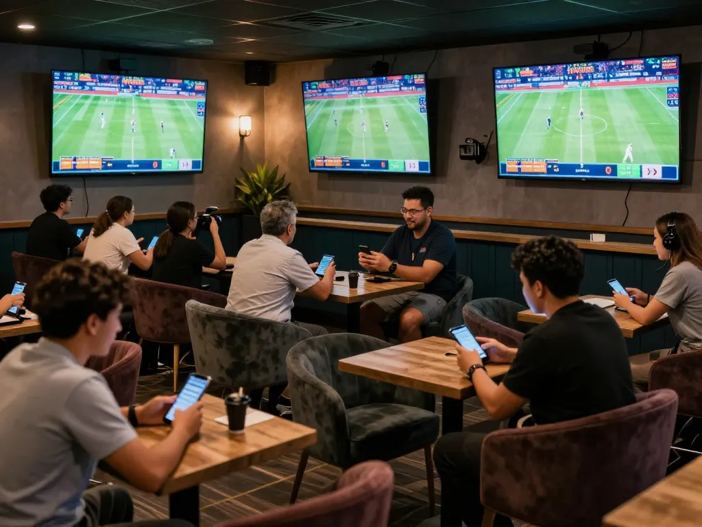 Experience live sports betting excitement at https://vin88.football/ with fans engaged in thrilling action.