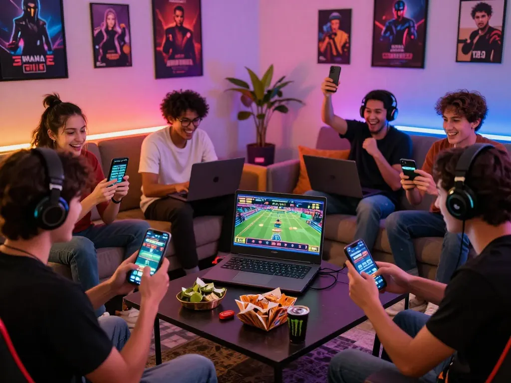 Engaging online gaming community with diverse players enjoying mm oo live casino games and sports betting in a vibrant atmosphere.