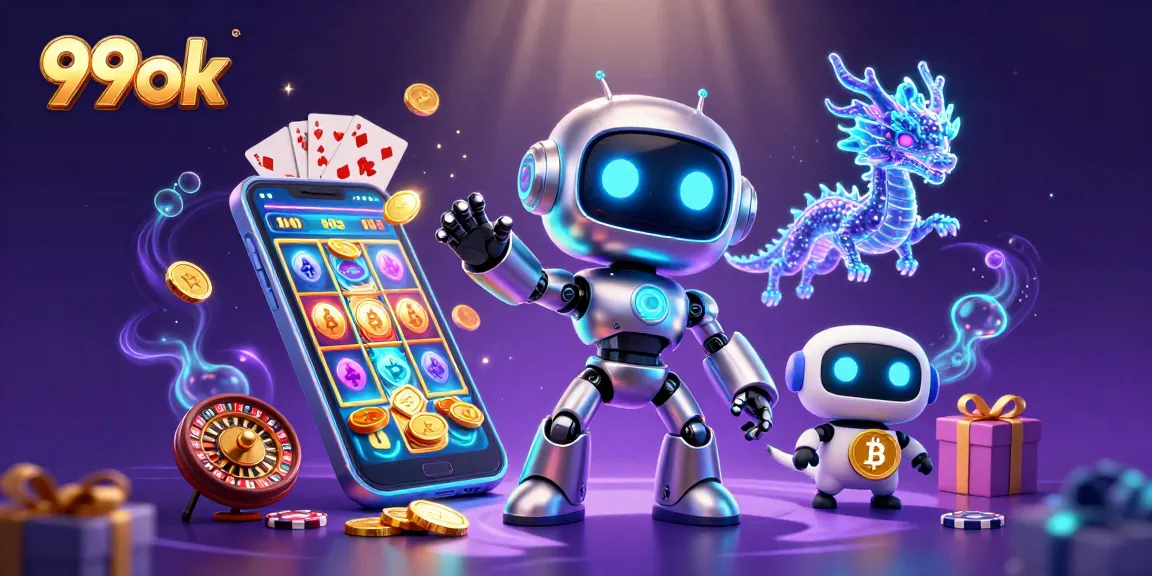 Experience thrilling casino gameplay with 99ok's vibrant 3D digital illustration, showcasing innovation in gaming.