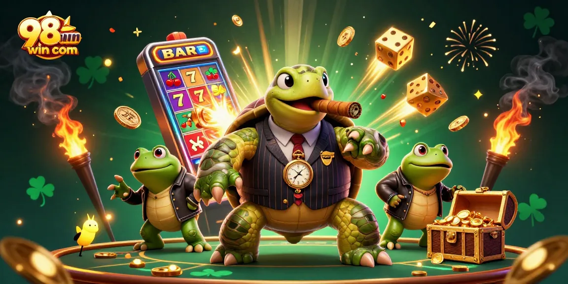 Spin the reels of 98win com's massive slot machine with vibrant animations and jackpot excitement!