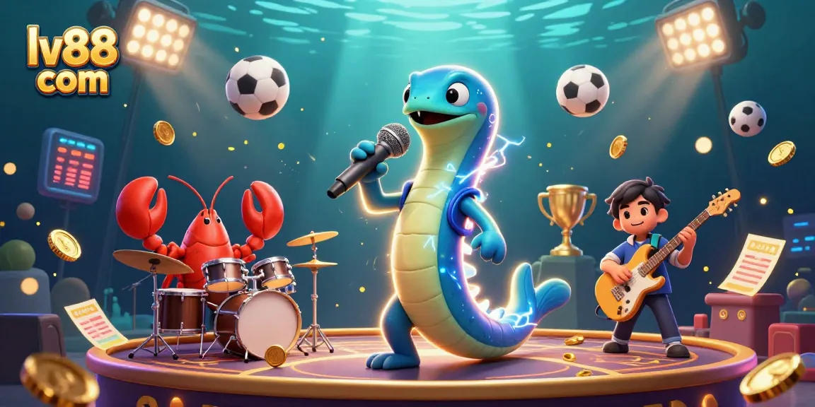 Experience excitement at lv88 com with the stunning underwater casino featuring characters and dynamic gambling elements.