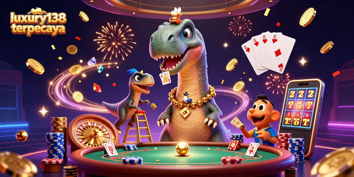 Experience the thrill of winning at luxury138 terpecaya with dynamic casino elements and characters.