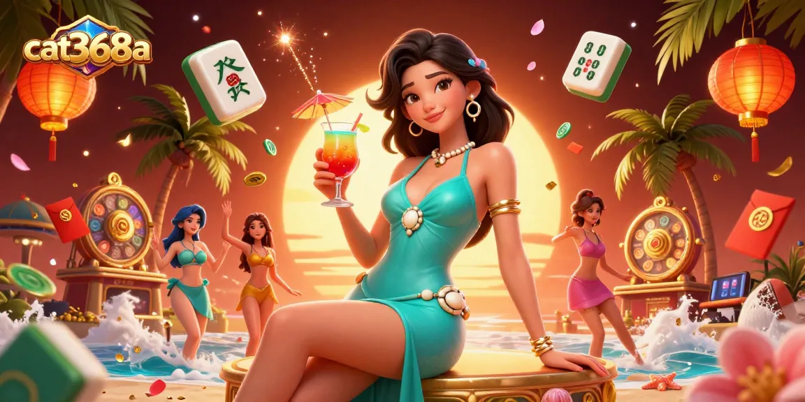 Experience the exciting gaming world at cat368a with vibrant casino elements and festive ambiance.