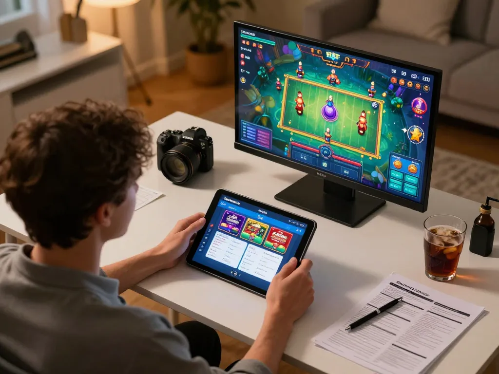 Engaging with the Sunwin mobile app during a cozy gaming session.