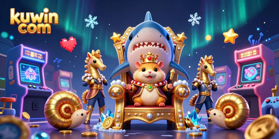 Experience thrilling gaming action with kuwin com in a vibrant underwater casino scene.