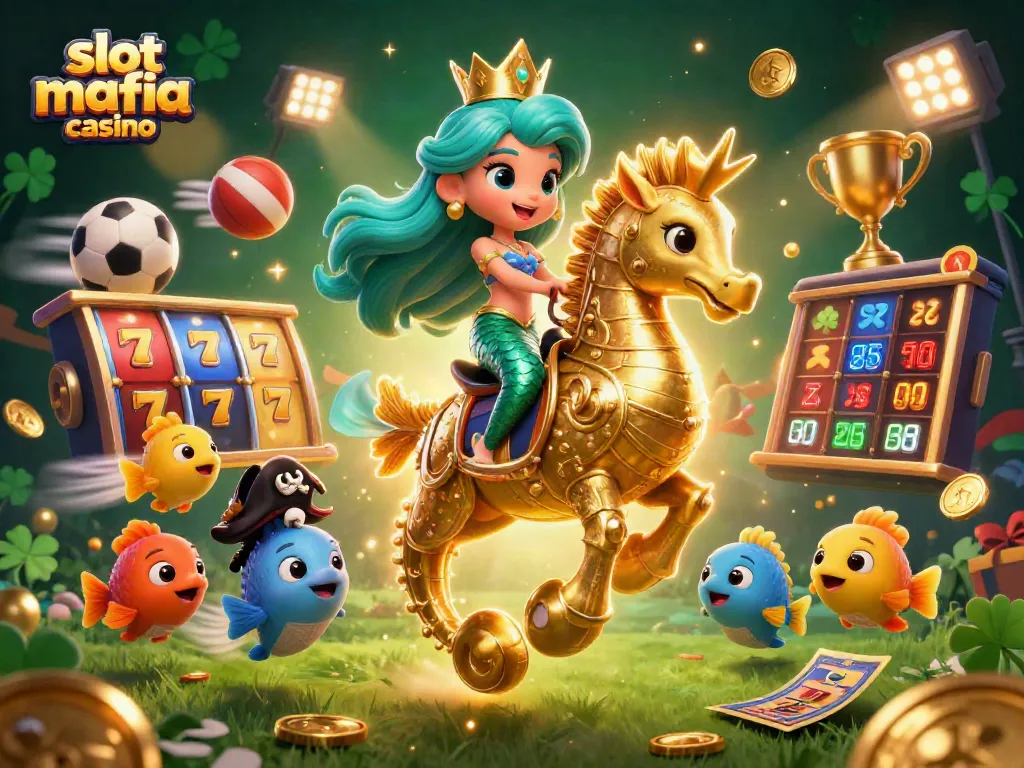 Engage with slot mafia casino's dynamic atmosphere full of vibrant games like slots and sports elements.