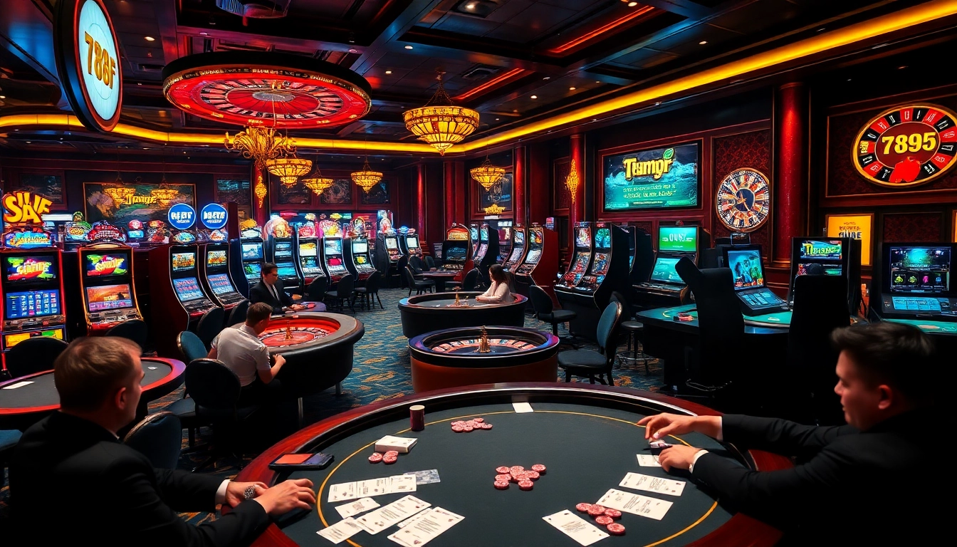 Experience thrilling gameplay with casino tables and slot machines featured on website 789f.