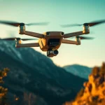 Il dji zenmuse l2 cattura paesaggi mozzafiato durante il volo.