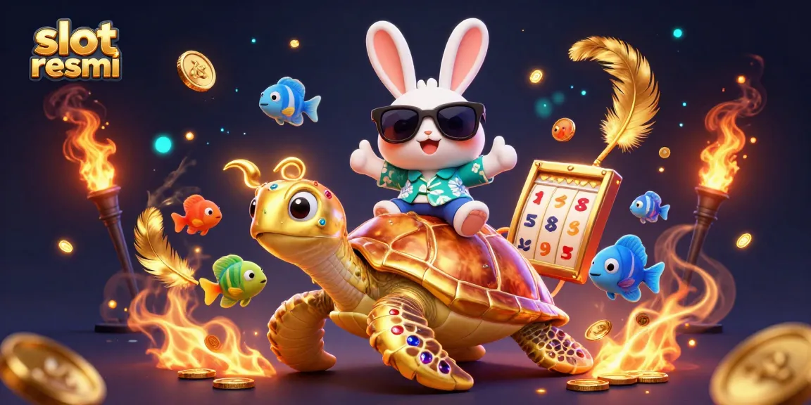 Mainkan slot resmi dengan karakter imut di latar belakang tropis dan elemen permainan menyenangkan.